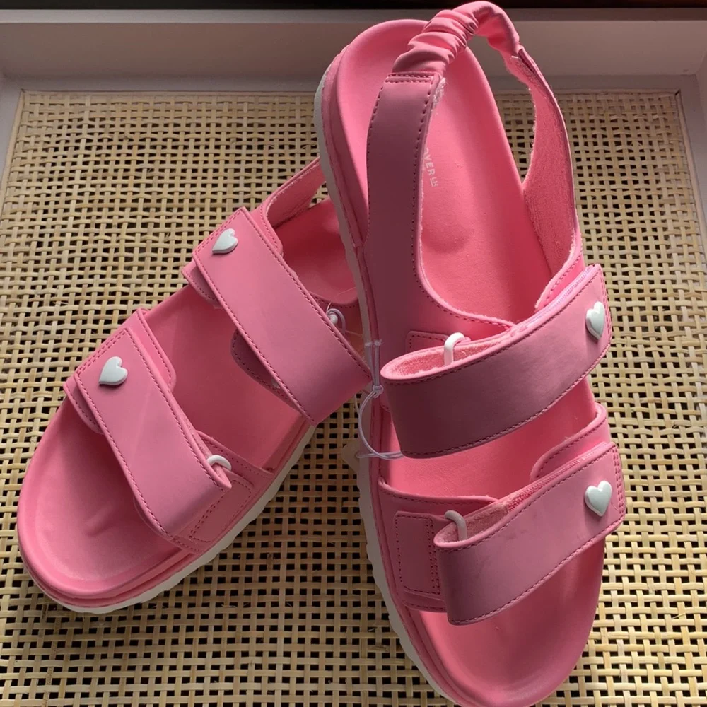 Stoney Clover Lane LIMITED EDITION 2 Strap Sport Sandals in Pink